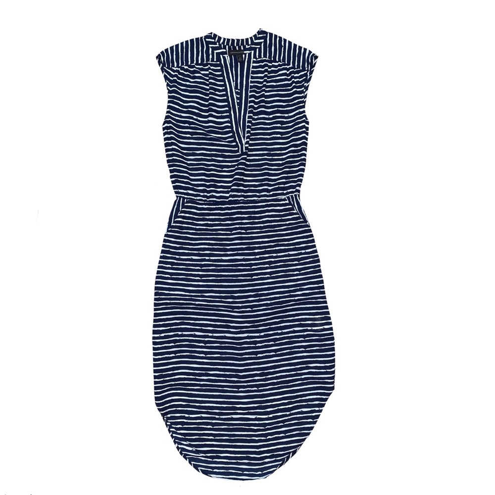 Long stripe dress banana republic